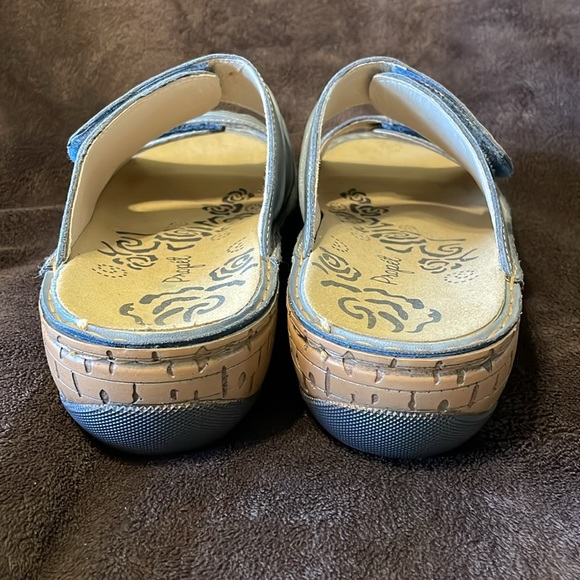 Propet June Sandals Denim Blue Size 8.5 - Picture 4 of 8